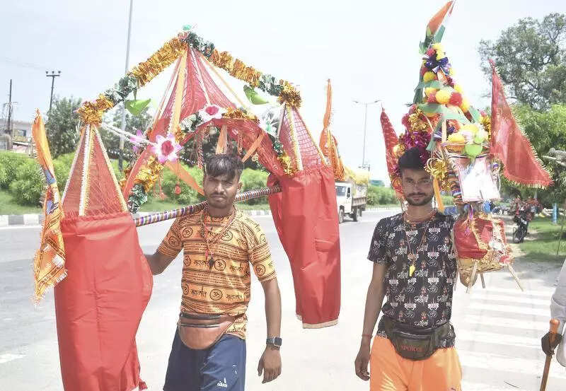 Yogi govt prioritises safety, deploys 10,000 women cops for Kanwar Yatra