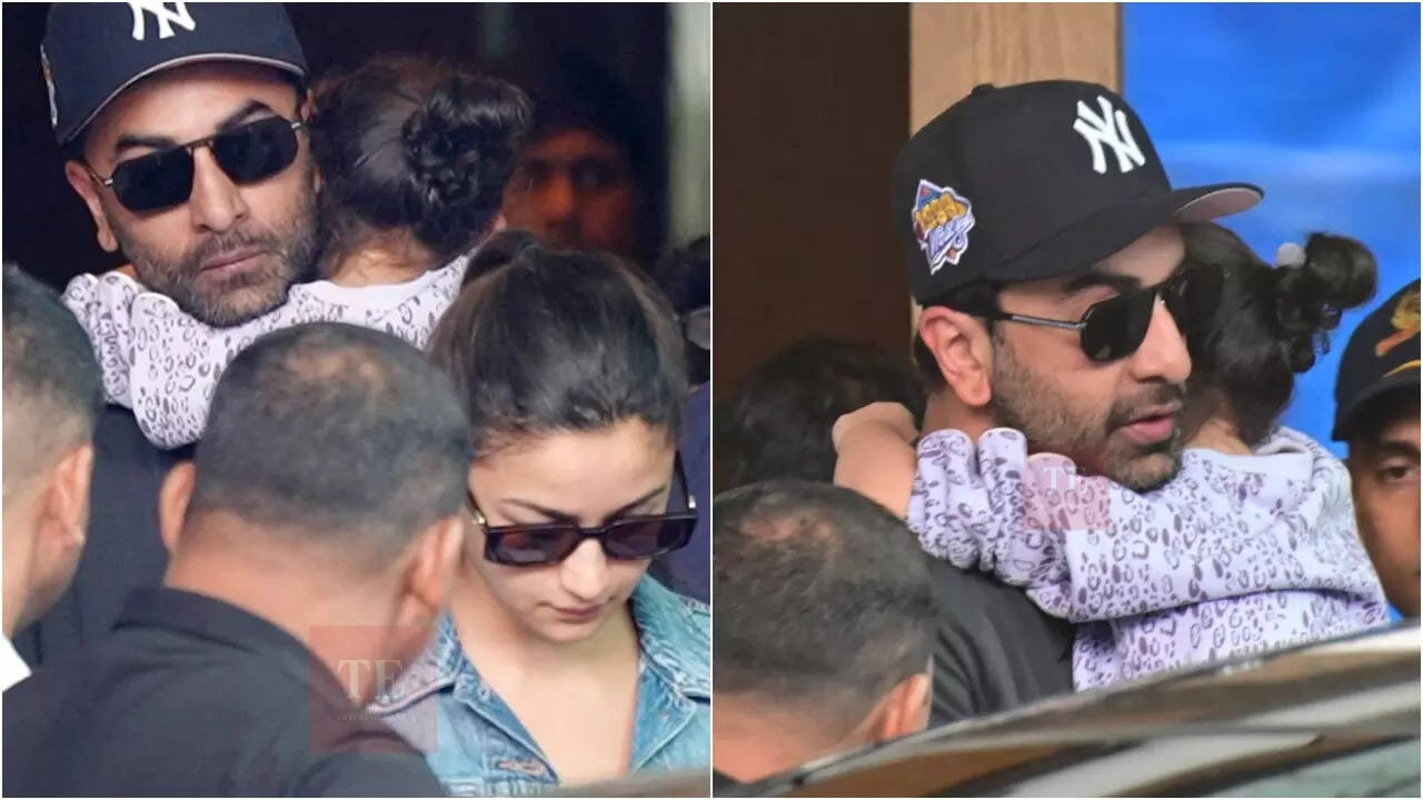 Ranbir, Alia and Raha return from London vacation