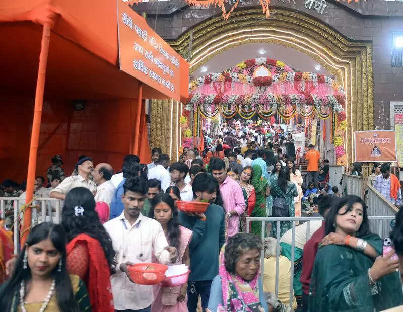 Devotees throng temples since crack of dawn
