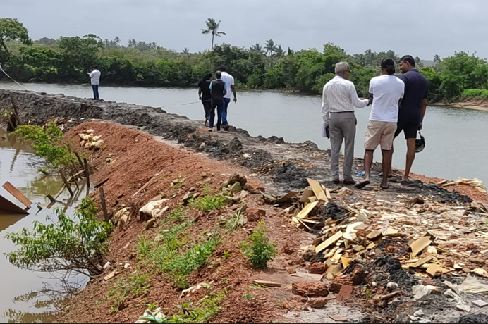 Calangute salt pan inspected for filling
