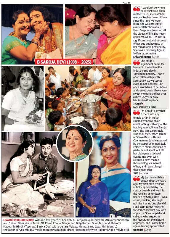 Saroja Devi no more: ‘Abhinaya Saraswathi’ broke language barriers