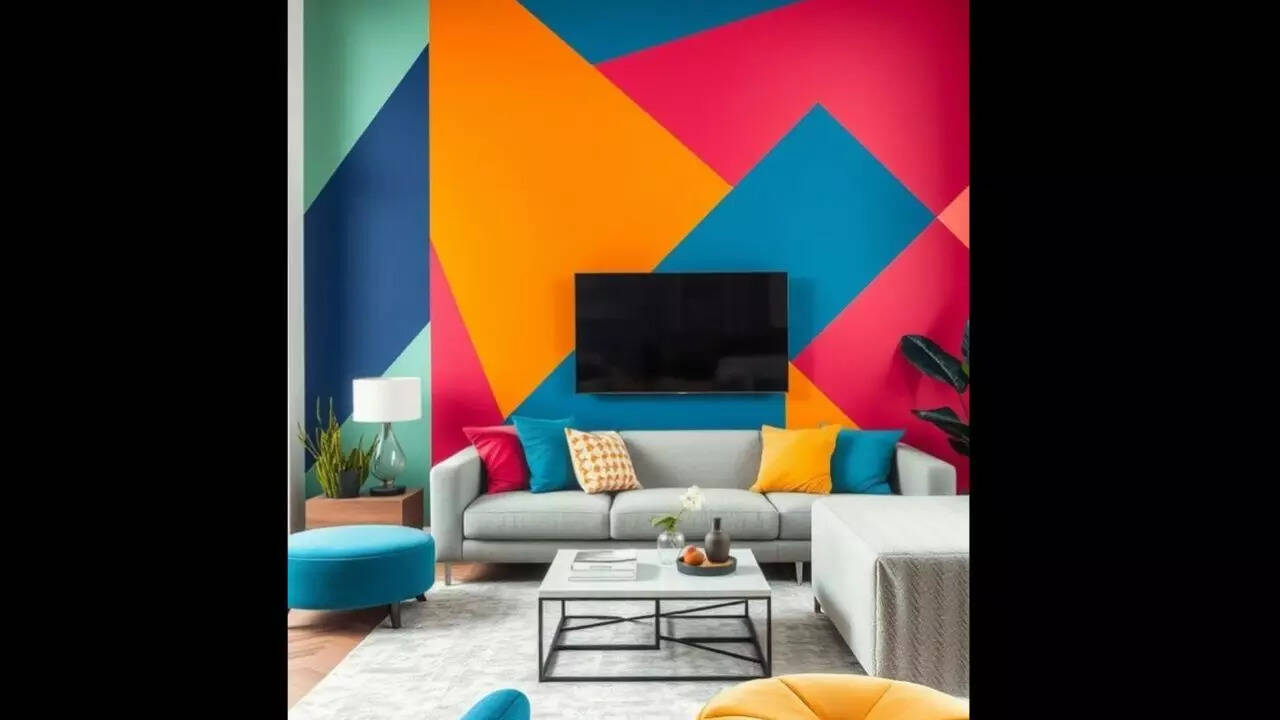 Bold geometric wallpapers