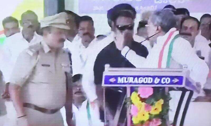 Siddaramaiah slap gesture row: Cop who sought VRS posted as Belagavi DCP