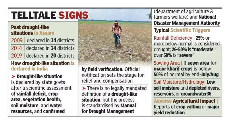 Drought-like situation in 5 dists: Sarma