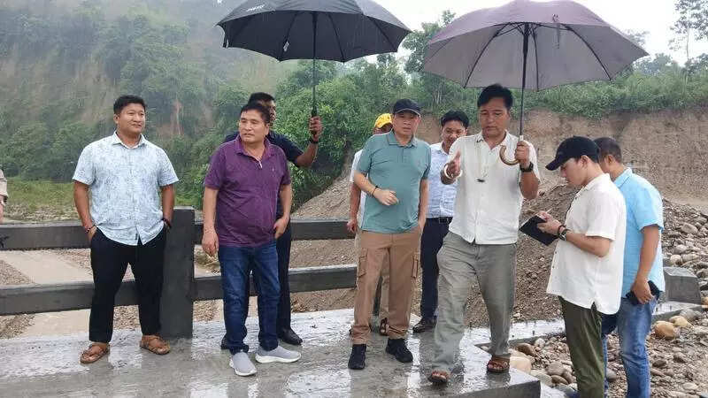 Landslides snap communication in Lower Siang