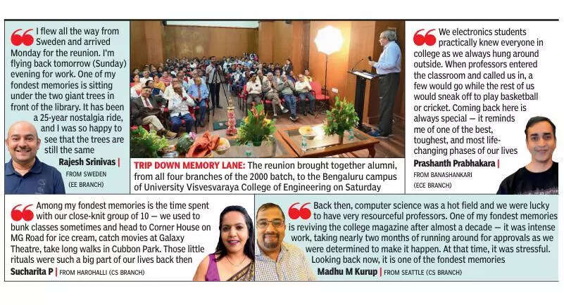 25 years on, University Visvesvaraya College of Engineering batch rekindles campus camaraderie