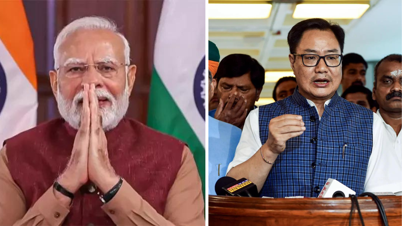 Evening news wrap: PM Modi to visit UK, Maldives this week; Rijiju says government open to discuss Op Sindoor; and more​