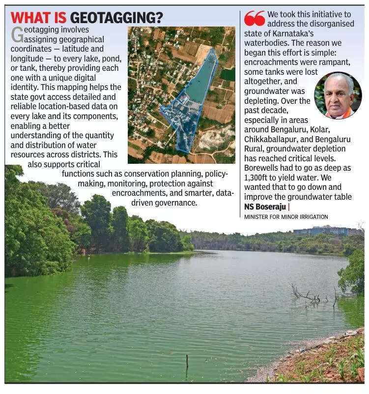 Karnataka moves to digitally secure its lakes, geotags over 31,000 waterbodies