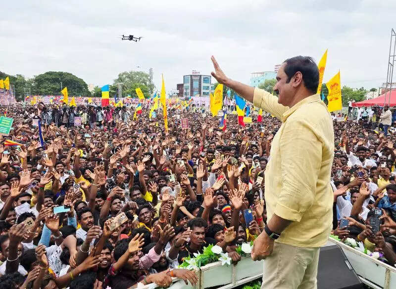 Anbumani lauds father during protest; Ramadoss sacks 3 MLAs