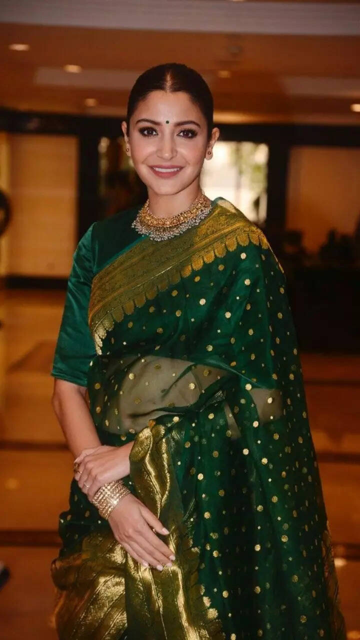 10 green sarees perfect for Hariyali Teej 2025