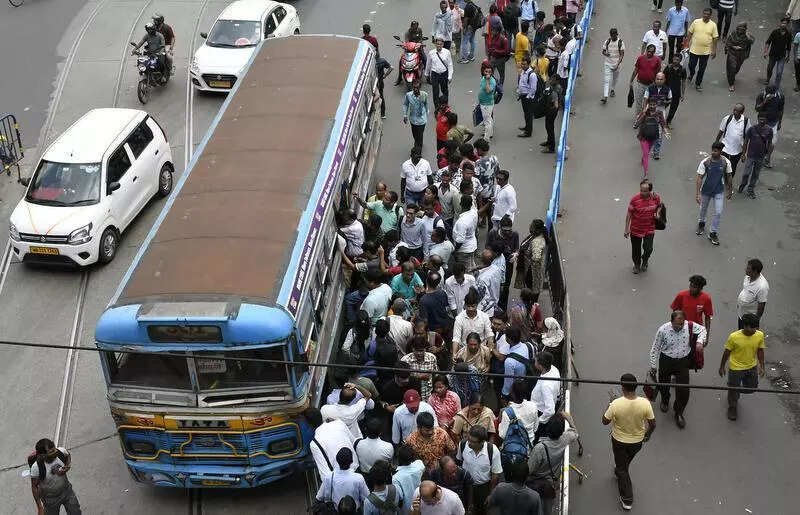 Commuters throng underground as surface transport goes haywire