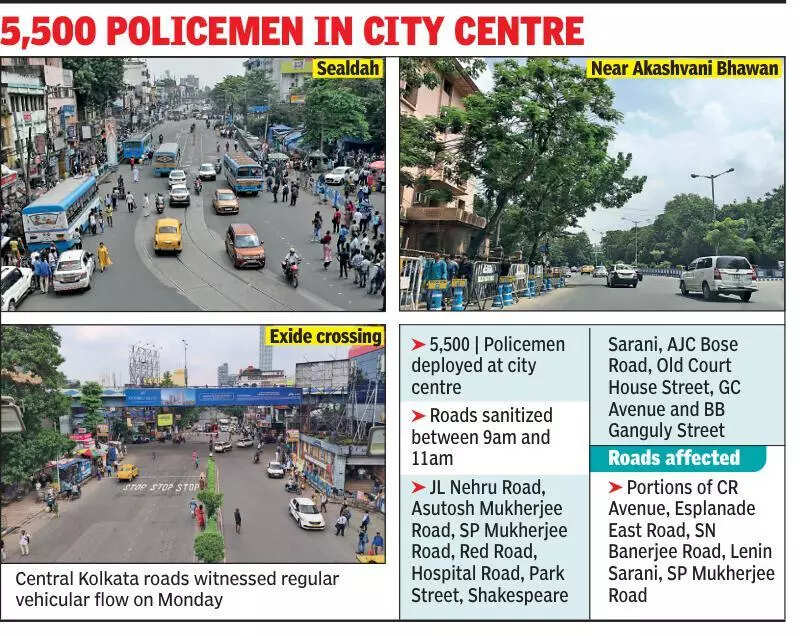 Cops keep 9 am-11 am traffic moving in heart of Kolkata