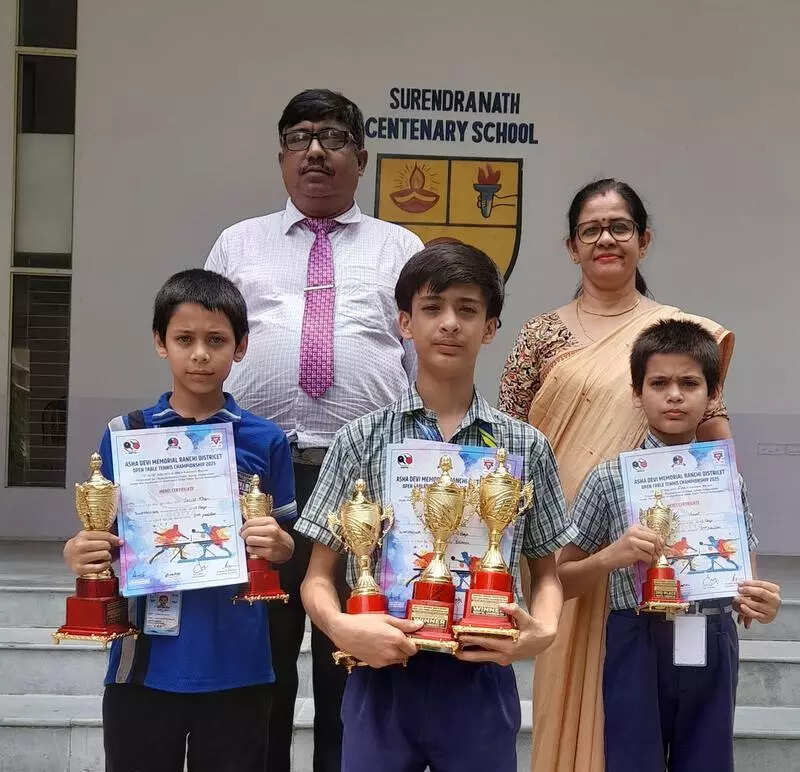 SCS students win table tennis event