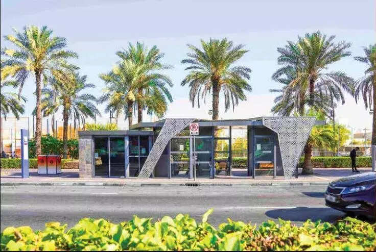 Soon, wait in AC bus shelters at four locations