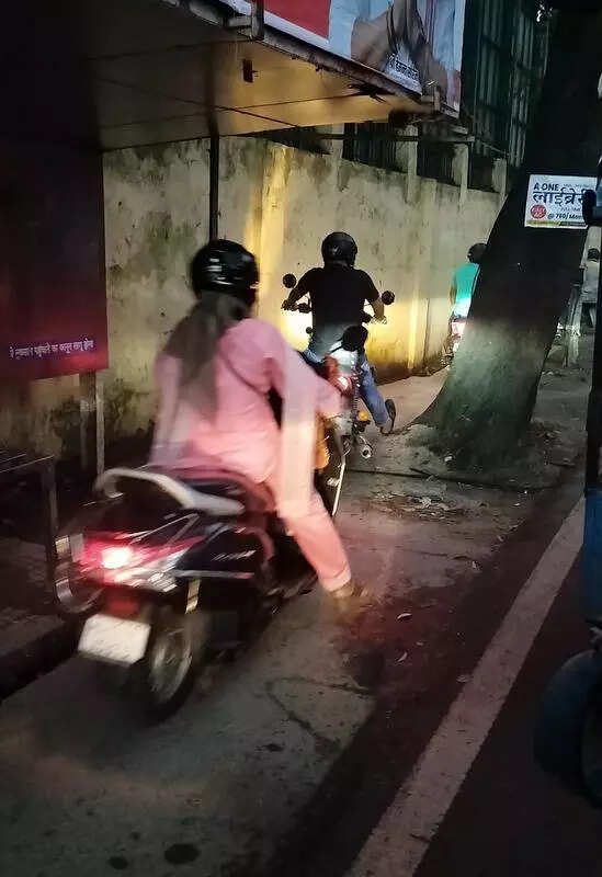 Ranchi pedestrians at risk as two-wheelers misuse footpaths