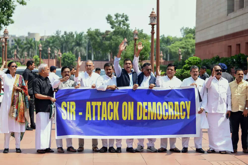 Showdown over Bihar SIR: Oppn unites to raise pitch; JD(U) sends notice to its own MP