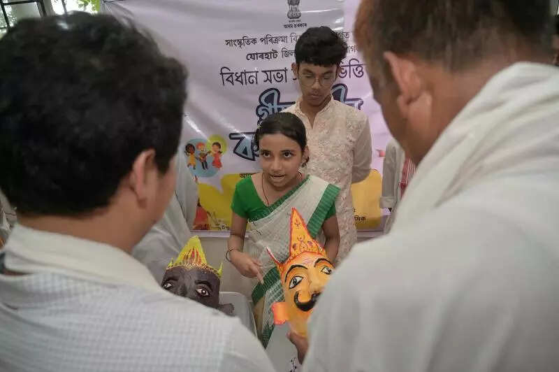 Students showcase traditional Mask-Making skills at Jorhat workshop