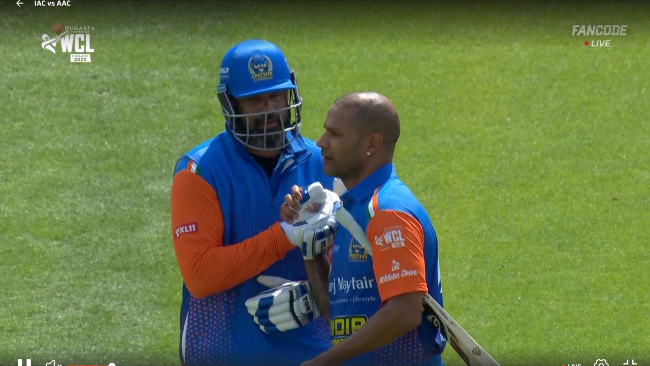 Dhawan turns back the clock vs Aus Champions; Yusuf Pathan goes ballistic