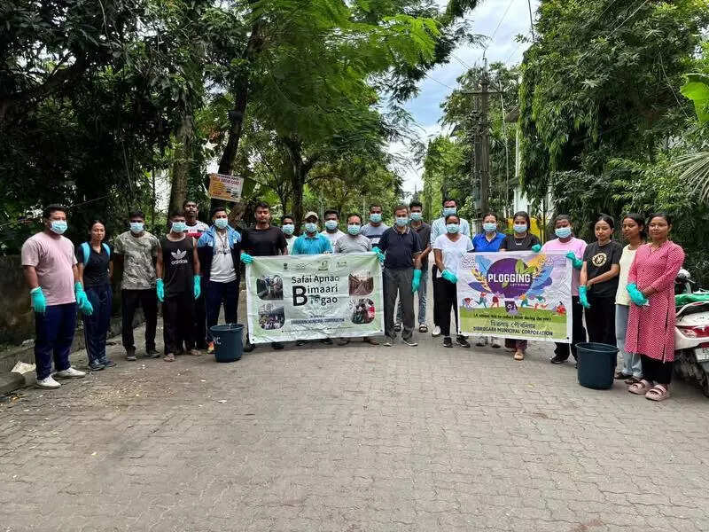 DMC organizes ‘Plog Run’ to keep city streets clean