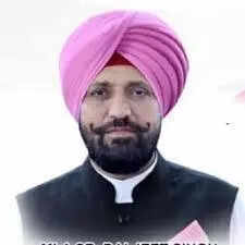 Ludhiana East MLA Daljit Singh Grewal, mayor Inderjit Kaur lay stones for overhead water reservoirs and pipeline