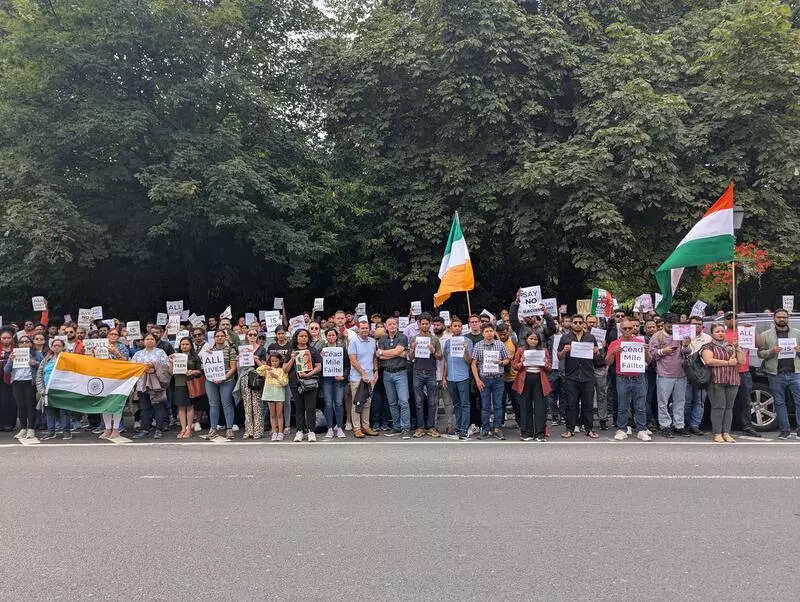 Indian community stages protests in Ireland over racist attack