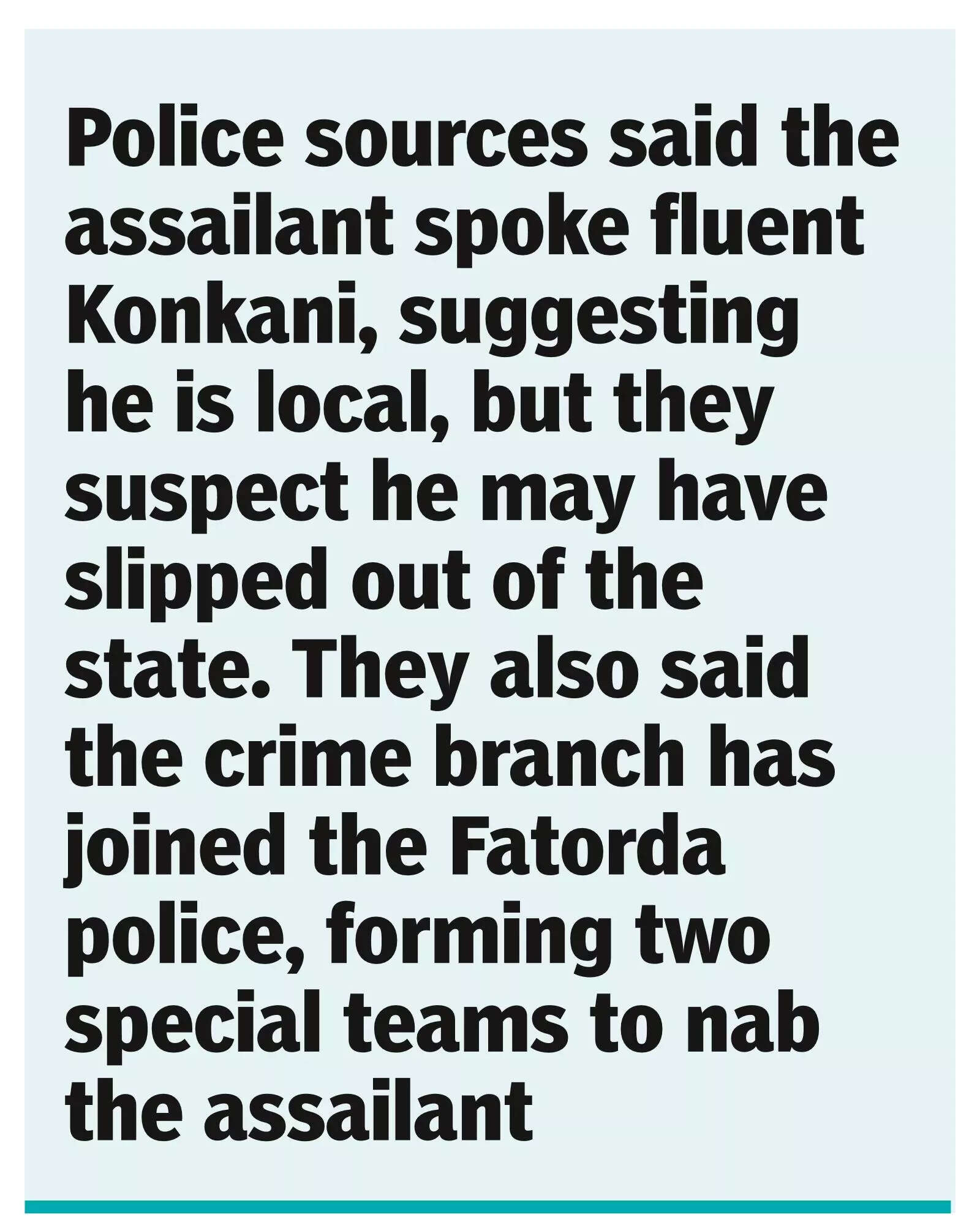 Cops intensify hunt for Margao jeweller attacker