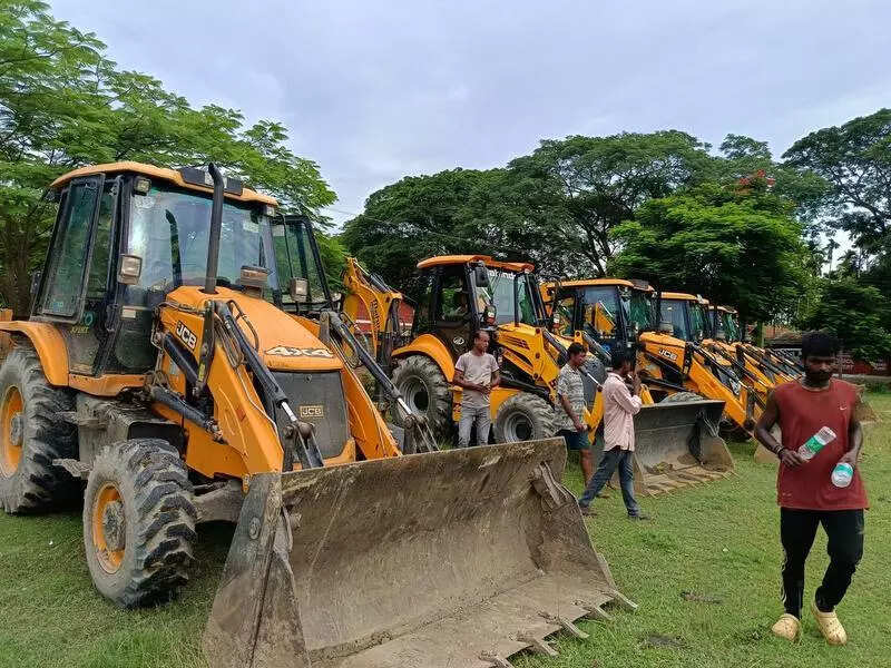 Bulldozers & cops reach Uriamghat as govt looks to clear reserve forest land