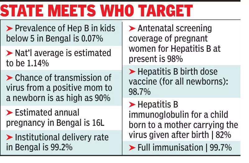 Bengal closer to Hep B elimination, says study