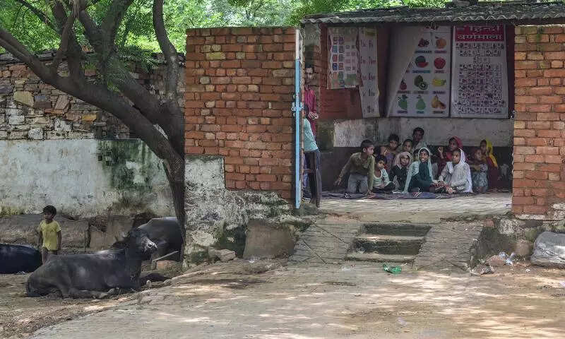 When school runs from a cattle shed & locals are thankful for it