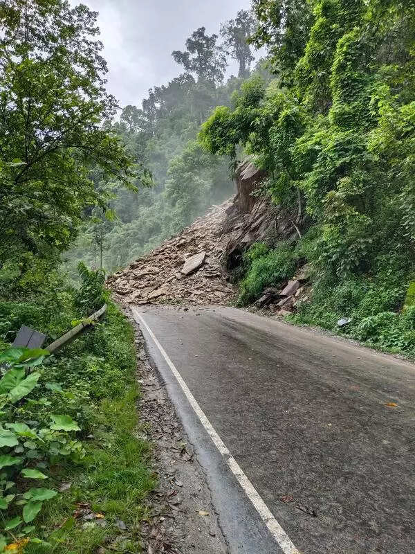 Rain triggers multiple landslides, road closure on NH-10