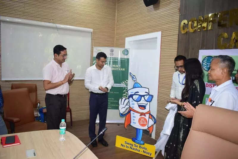 Cachar launches mascot Nozy, short film for anti-drug drive