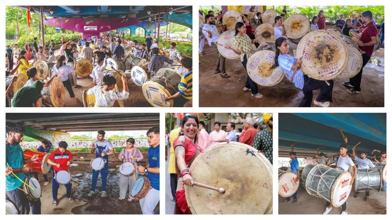 Dhol-tasha beats mark the start of Ganeshotsav prep