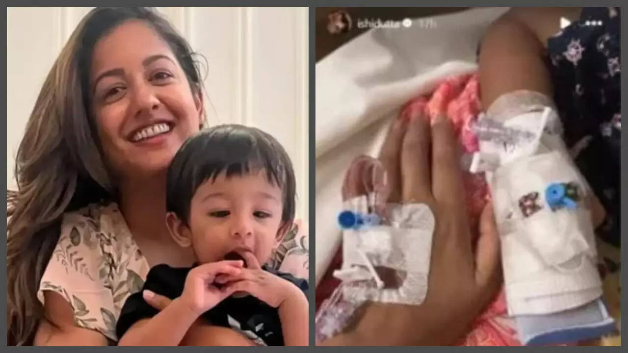 Ishita Dutta shares health update from hospital bed with son Vaayu