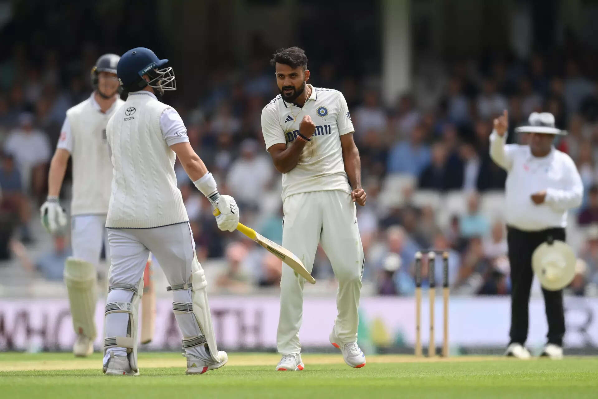 Watch: Akash Deep animated send-off after dismissing Ben Duckett