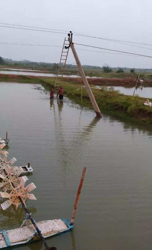 Flooding damages electrical infra, disrupts power supply in 3 districts