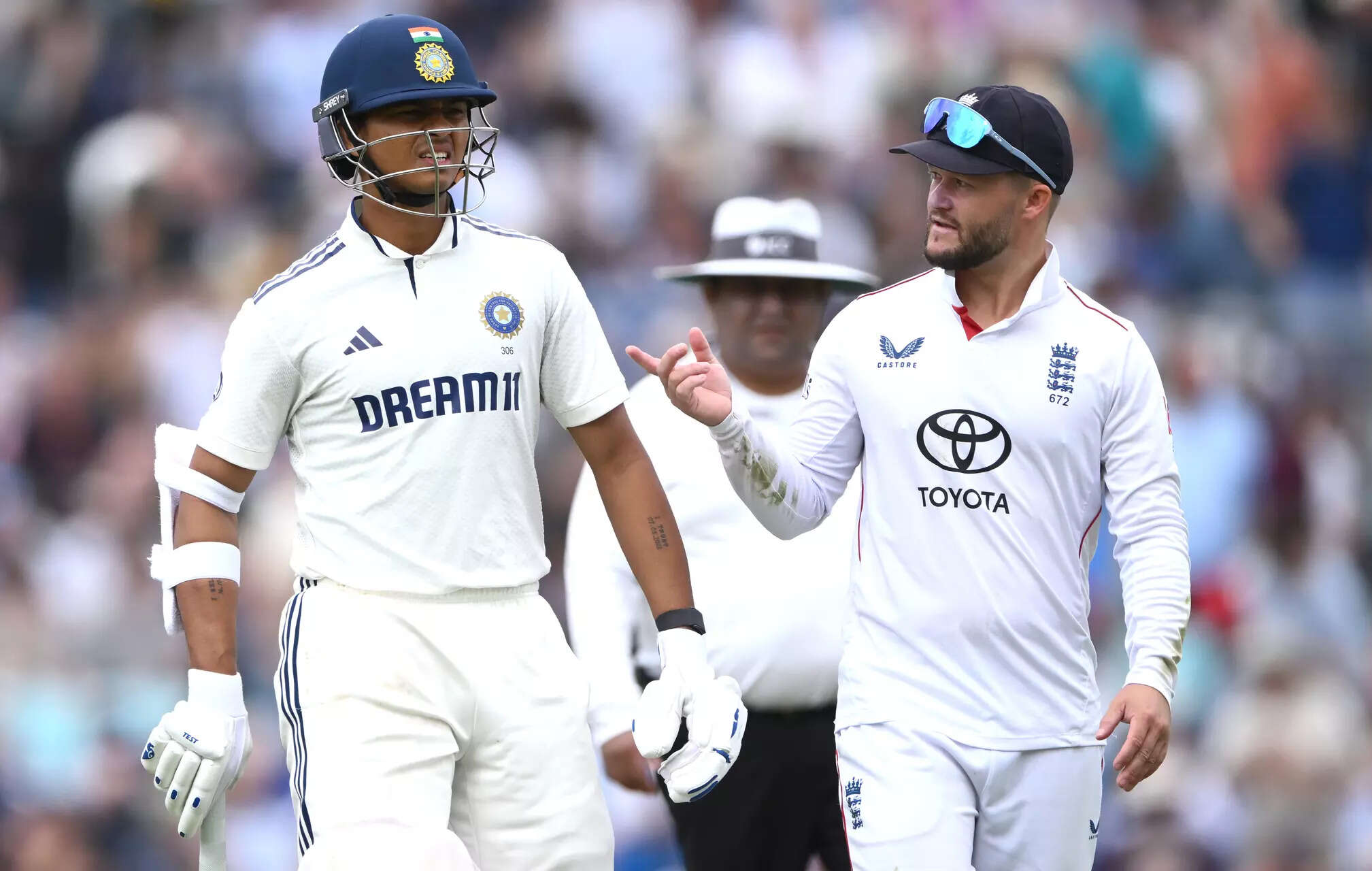 IND vs ENG: Heated exchange between Yashasvi Jaiswal and Ben Duckett