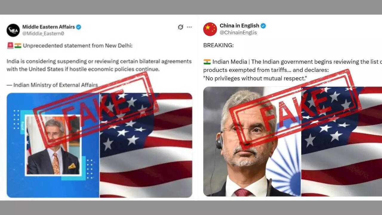 ‘No review of pacts, duty on US goods’: MEA on speculation over India’s response to Trump’s tariff; ‘disinformation being spread’