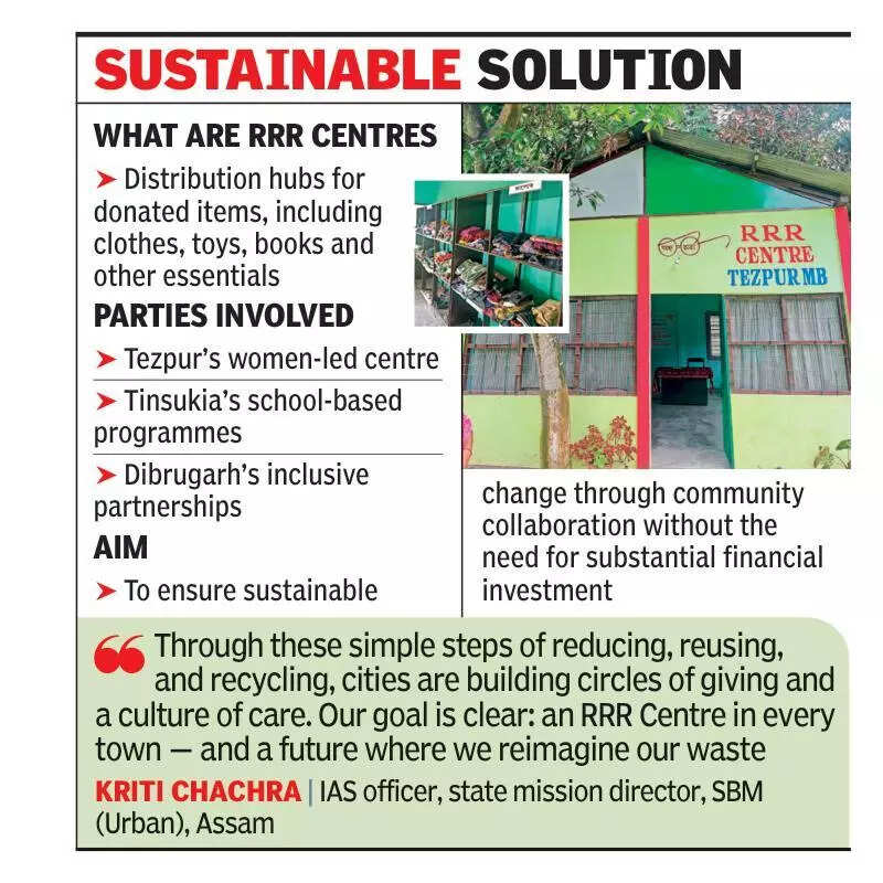 Urban local bodies’ donation centres help manage waste