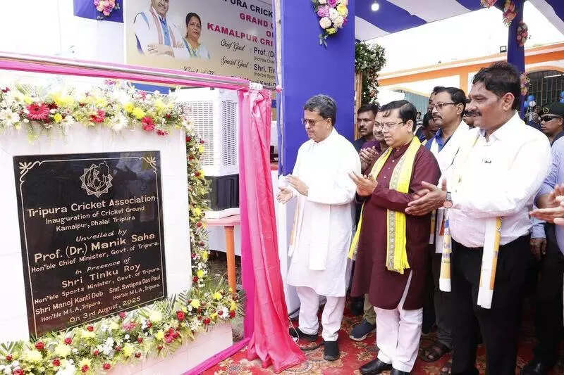 Tripura’s 1st int’l cricket stadium likely to come up in Dec: Saha