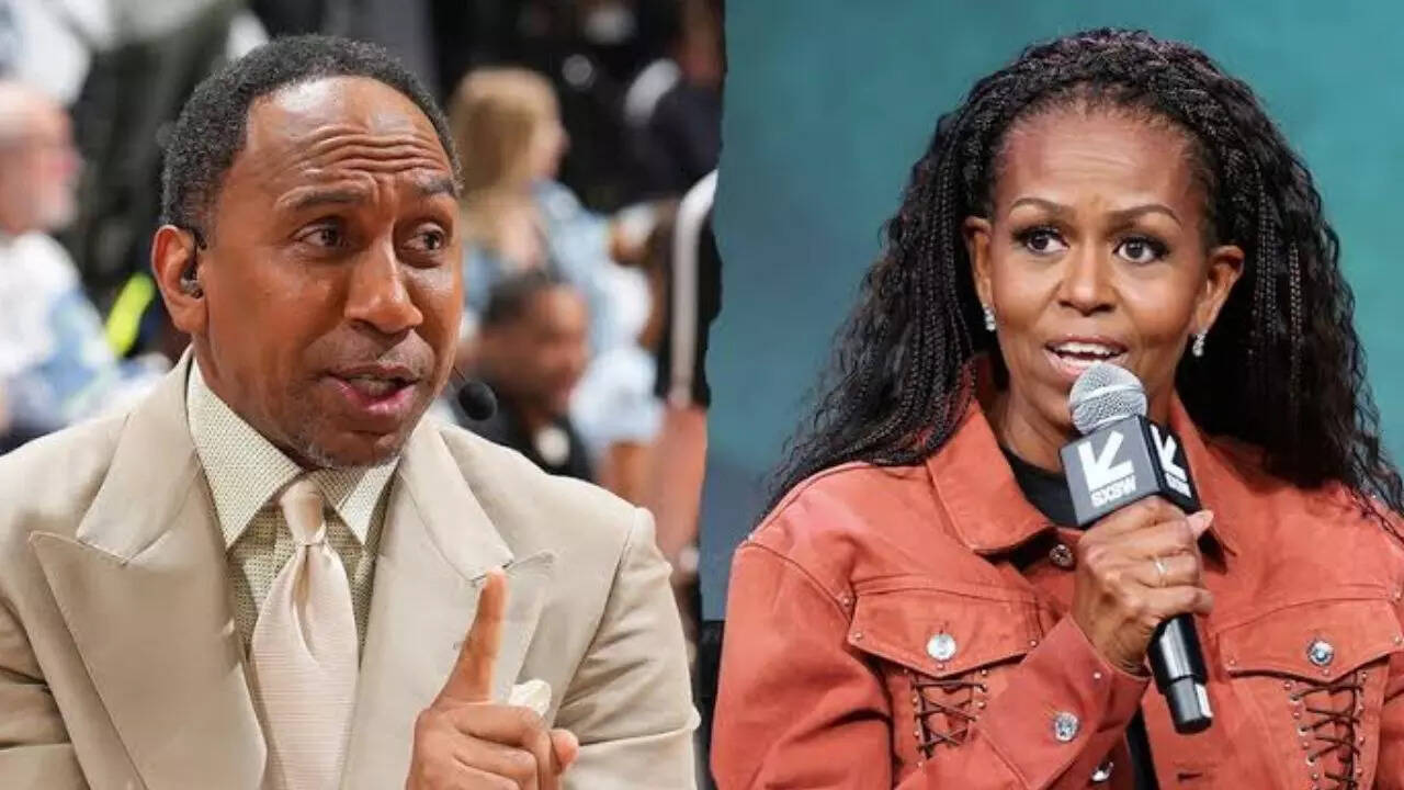 Stephen A Smith blasts Michelle Obama over ESPN drama jab and offensive Donald Trump claim