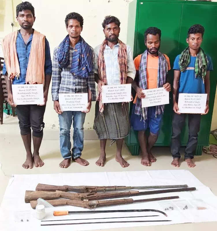 Over 1,000 country-made guns seized from poachers in Similipal in 2 yers: Officials