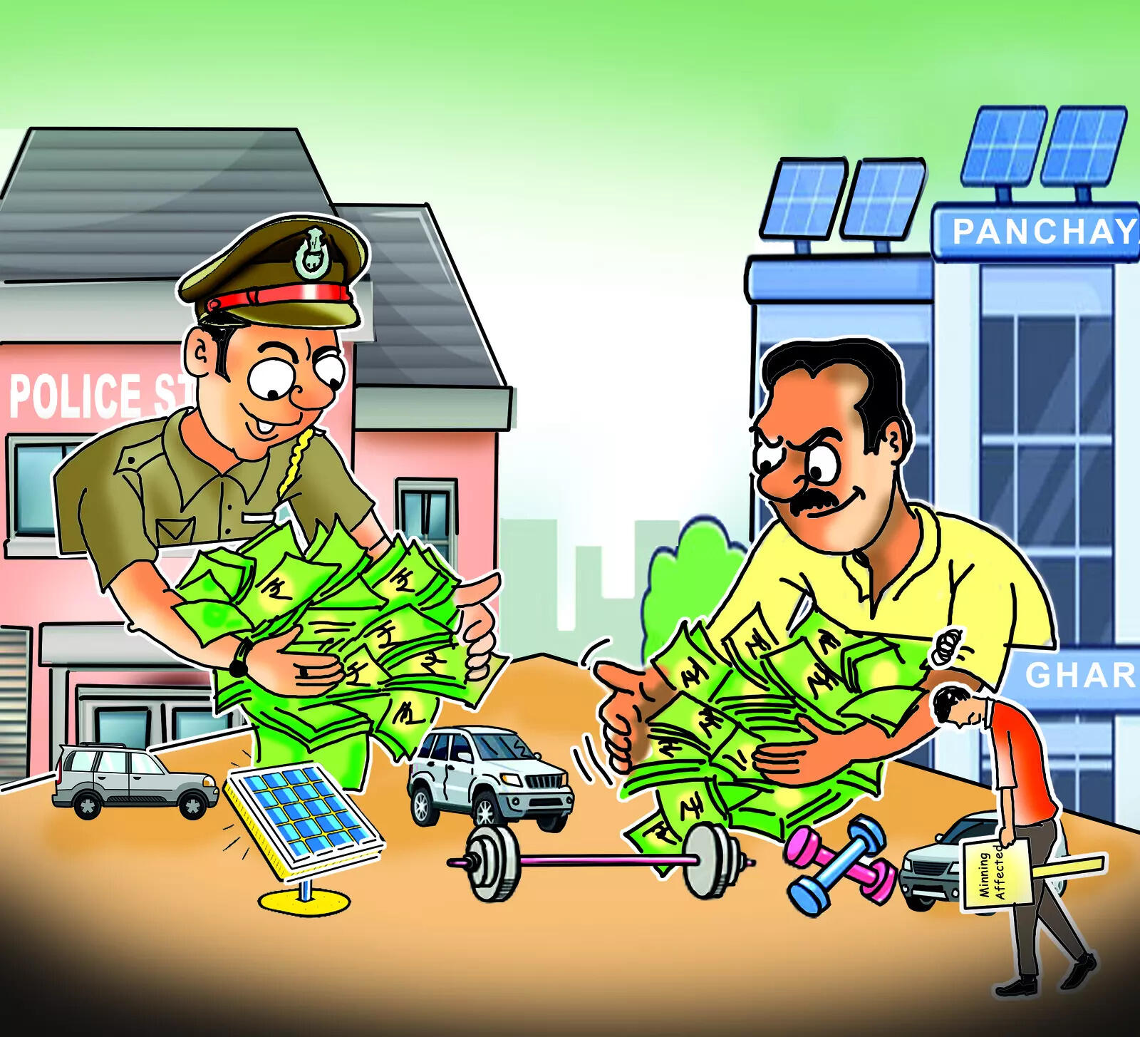 Funds for mining-hit in Goa to be spent on panchayat gym gear, SUVs for cops