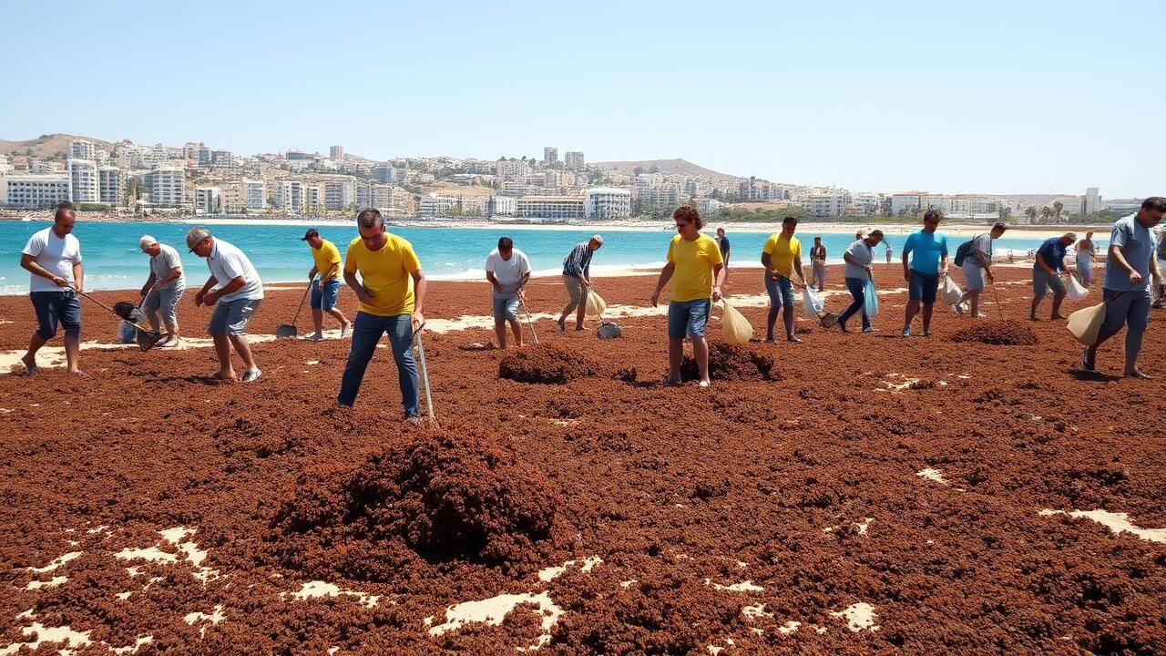 Pacific algae invade Algeria beaches, pushing humans and fish away