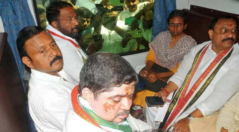 Cong spl train to Delhi takes off with BC push for 42% quota