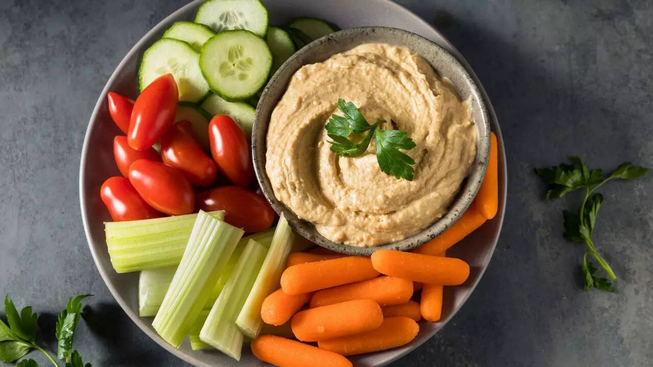Snack on crunchy fruits and vegetables