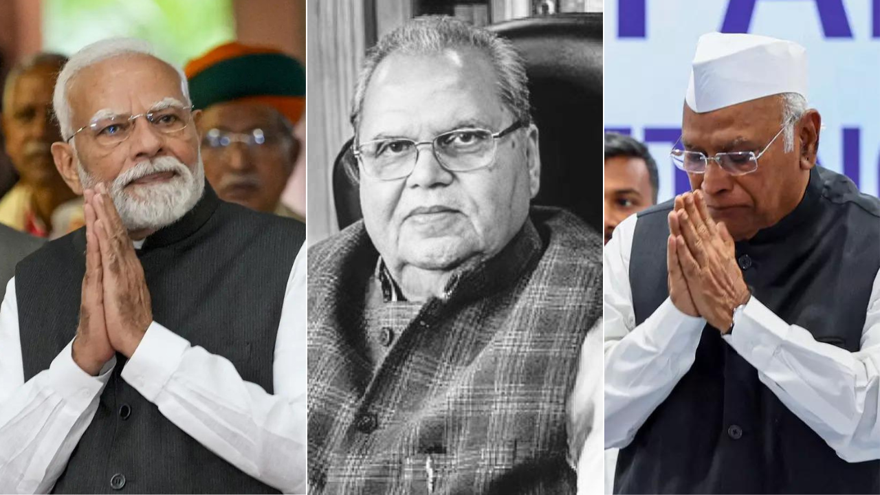 ‘Saddened’: PM Modi condoles Satyapal Malik’s demise; Mallikarjun Kharge remembers him as ‘farmer friendly’ leader