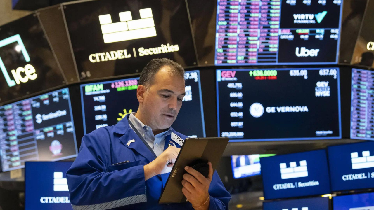 US markets today: Wall Street edges up after sharp swings; Palantir, DuPont earnings lift sentiment