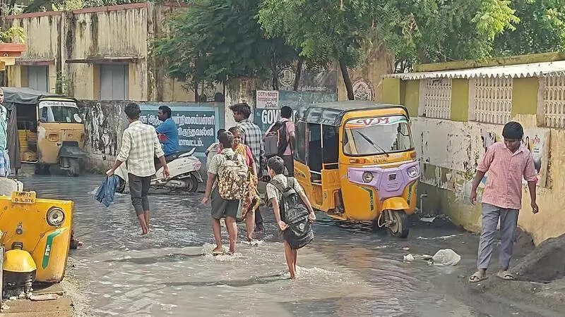 Not to bunk school, they jump walls to reach class