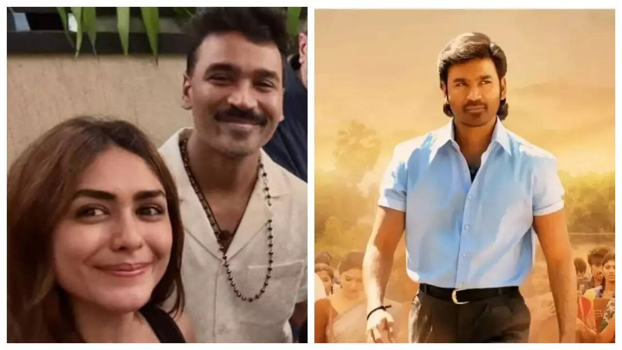 Mrunal's 2023 video gushing over Dhanush resurfaces