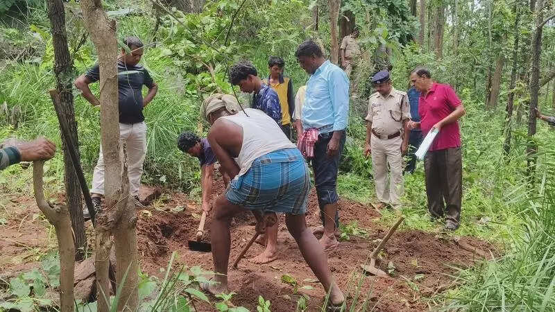 Man’s body exhumed from reserve forest, 9 arrested for murder